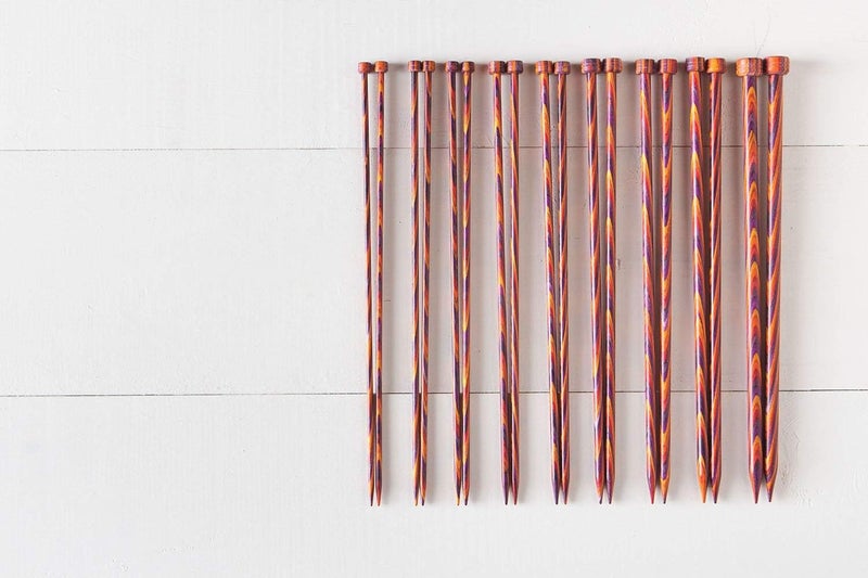 KnitPicks Knit Picks Straight Single Point Wood Knitting Needle Set US 4-11 (Radiant 10") - Image 5